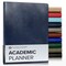 Gallery Leather Academic Planner 2026, Teacher and Student Weekly Monthly Planner, Elegantly Bound Calendar with Gold-Gilded Page Edges, 18 Months - 9 x 7 "